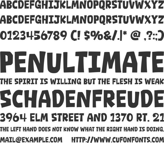 Besty Land font preview