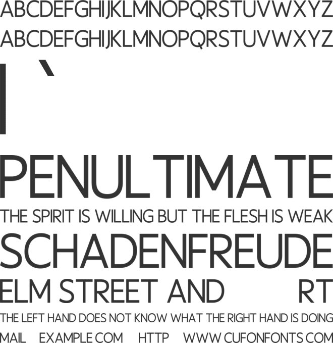 Laborde font preview