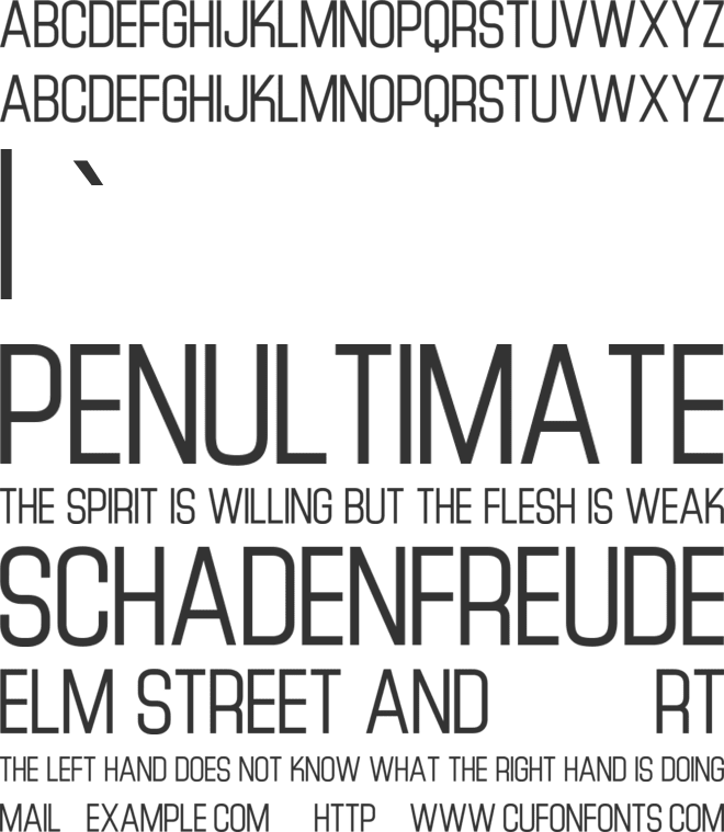 Konstanz font preview