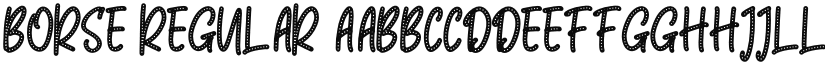 BORSE Regular font