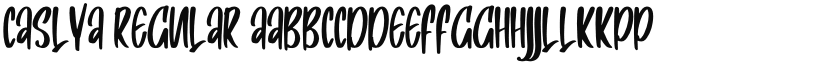 Caslya font download