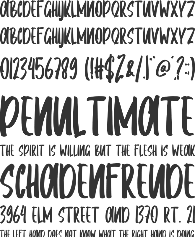 Byorka font preview