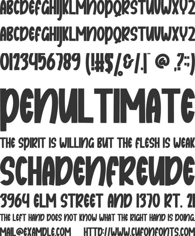 Dunya font preview