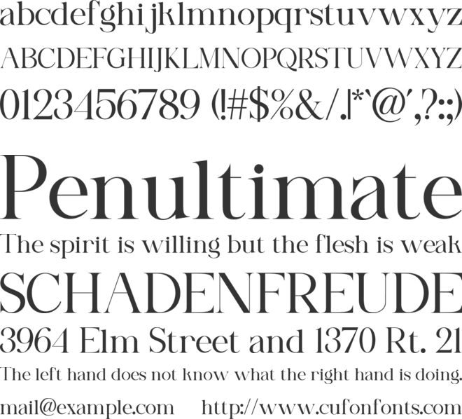 charming blues font preview