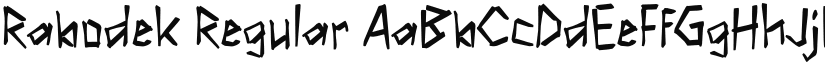 Rabodek font download