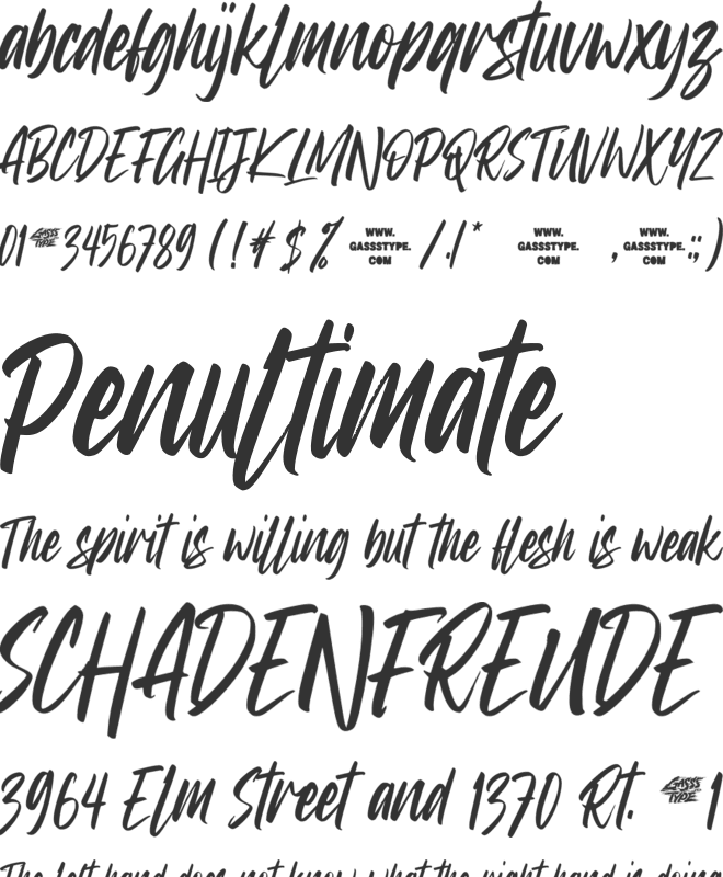 Sweet Mistake font preview