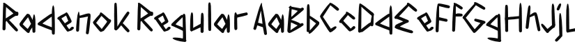 Radenok font download