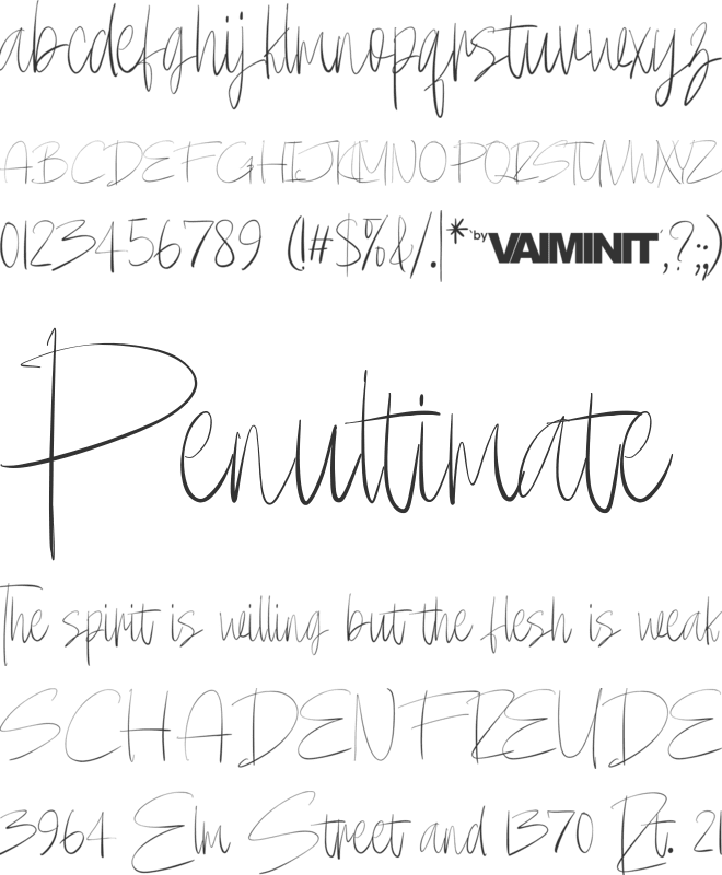 Autumn inParis font preview