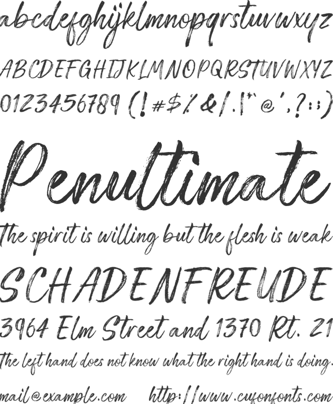 Ritmeland font preview