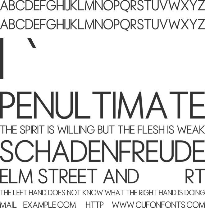 Tornquist font preview