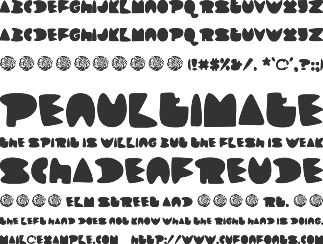 Groovy Complex font preview