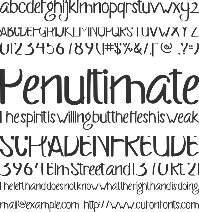 Helligrounds font preview