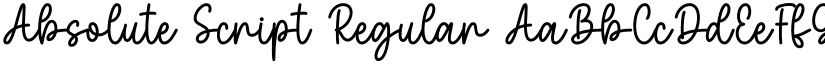 Absolute Script font download