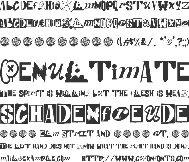 Groovy Kombo font preview