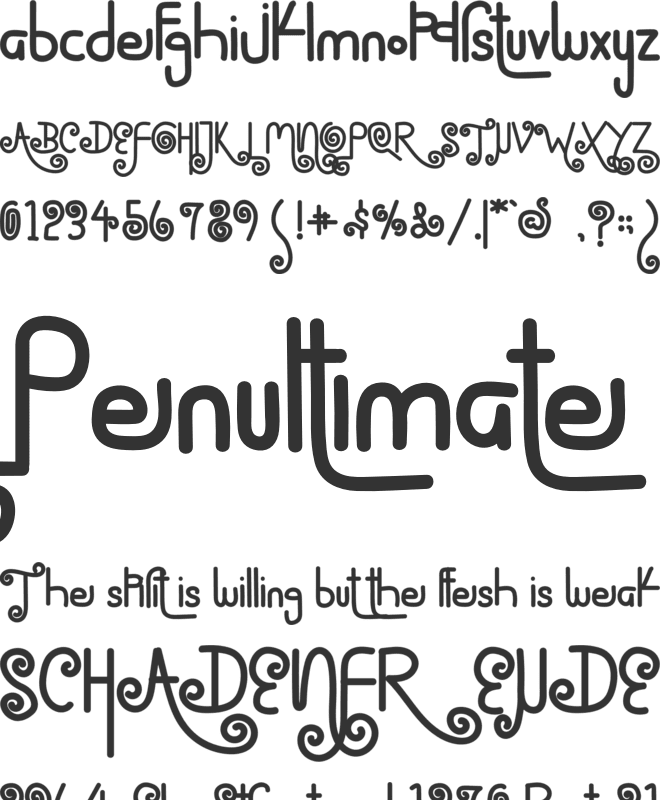 Conelly LolipoP font preview