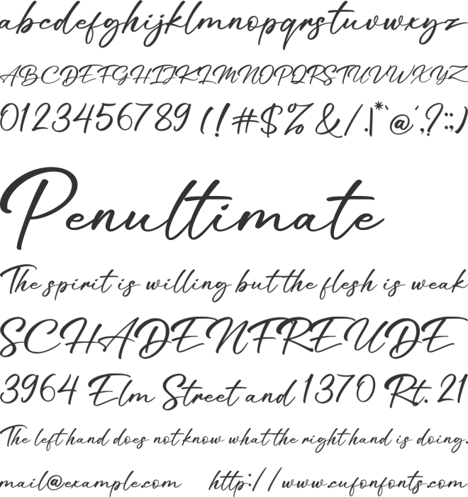 Killian Sagitisa font preview