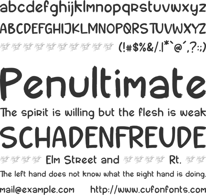 Notes Quick font preview