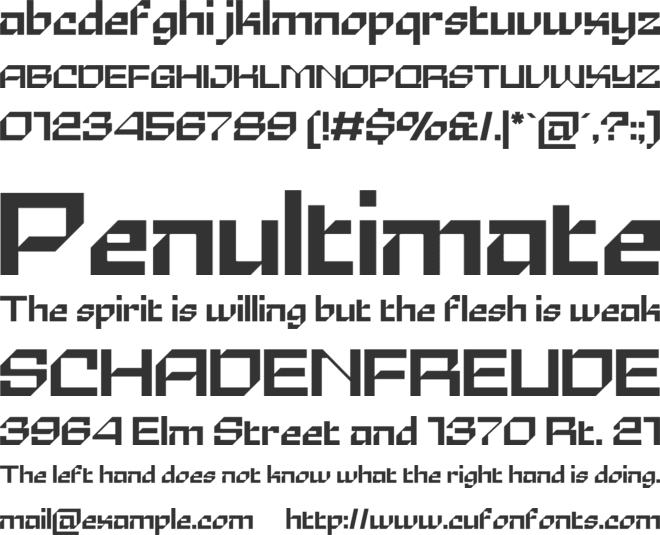 Tobiroto font preview