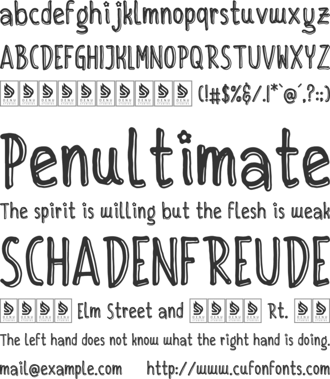 Filoria Amelia font preview