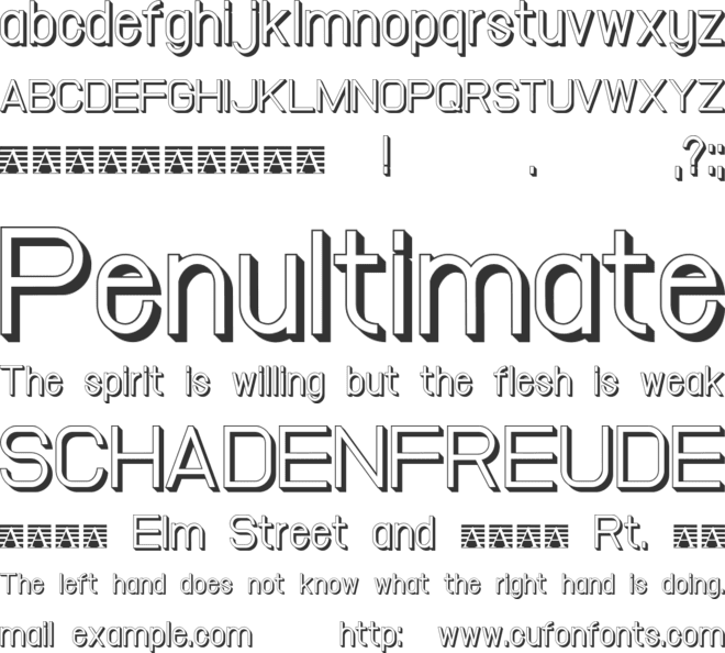 Litotype DEMO font preview