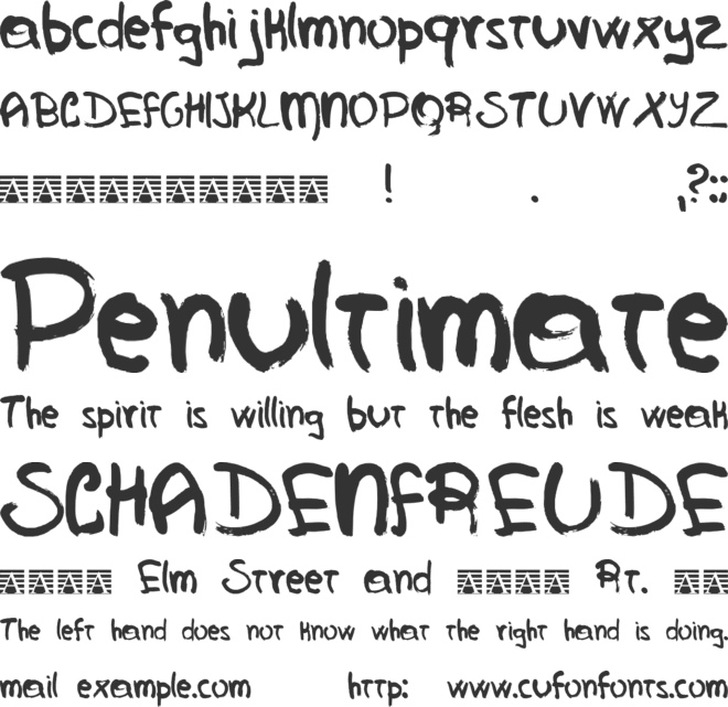 Marker Pen DEMO font preview