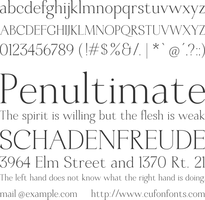 MT Qeyemour font preview