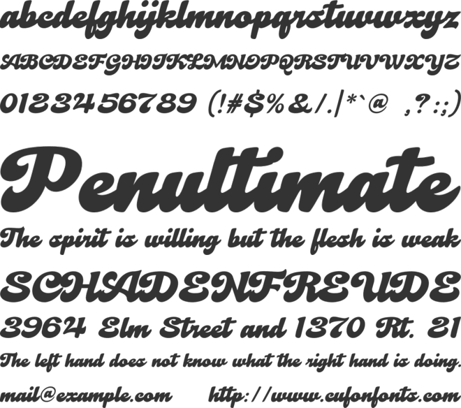 Vinland Nealdh font preview