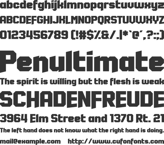 Infinitely Grateful font preview