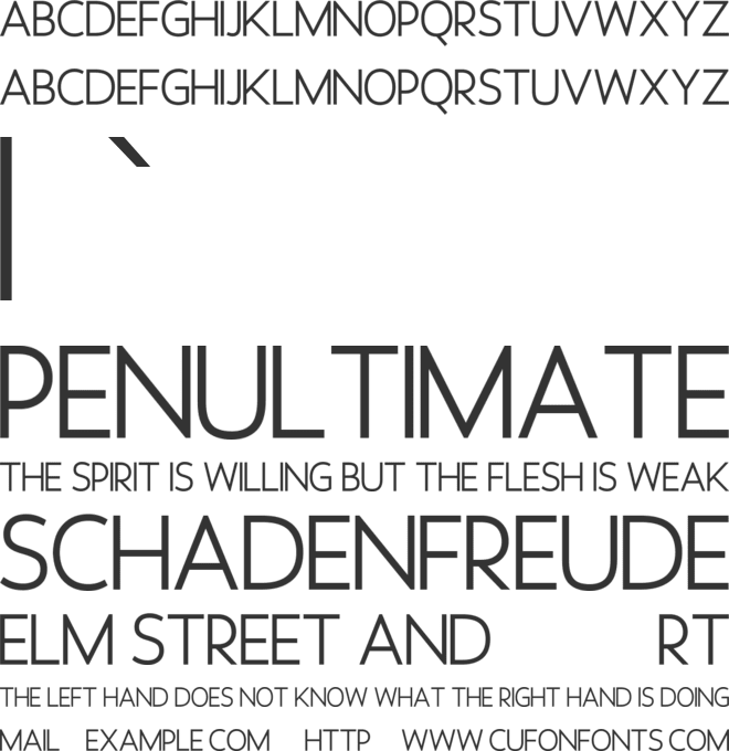 Cupertino font preview