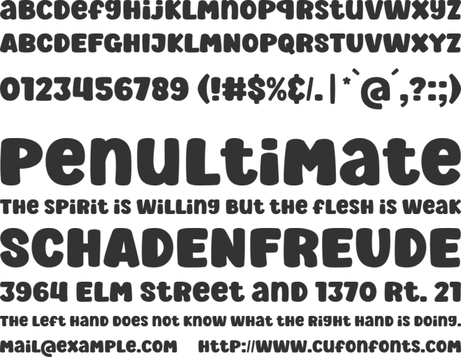 Retro Modern font preview