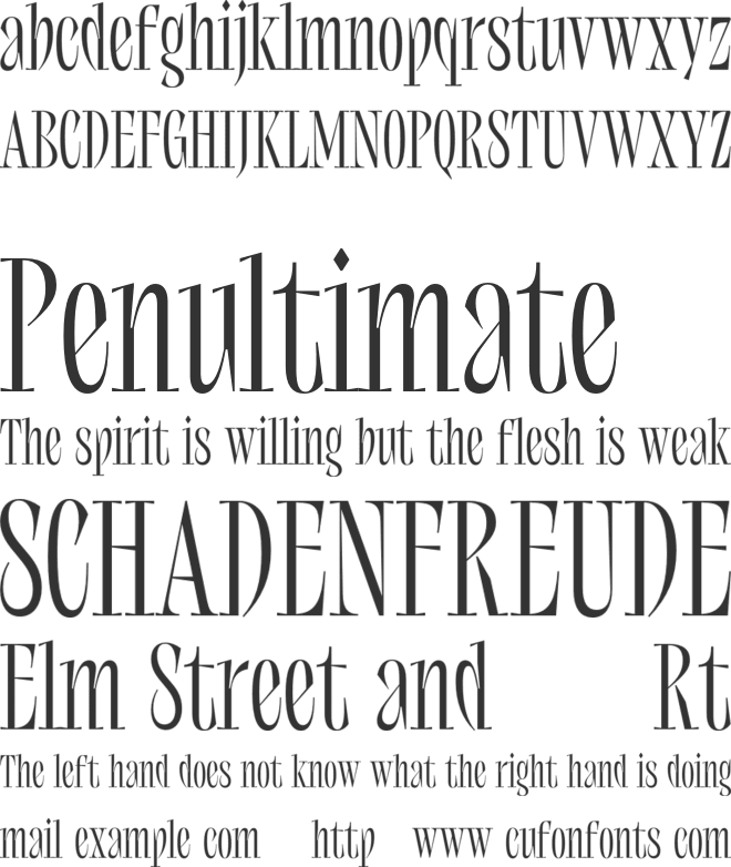 Marthi font preview