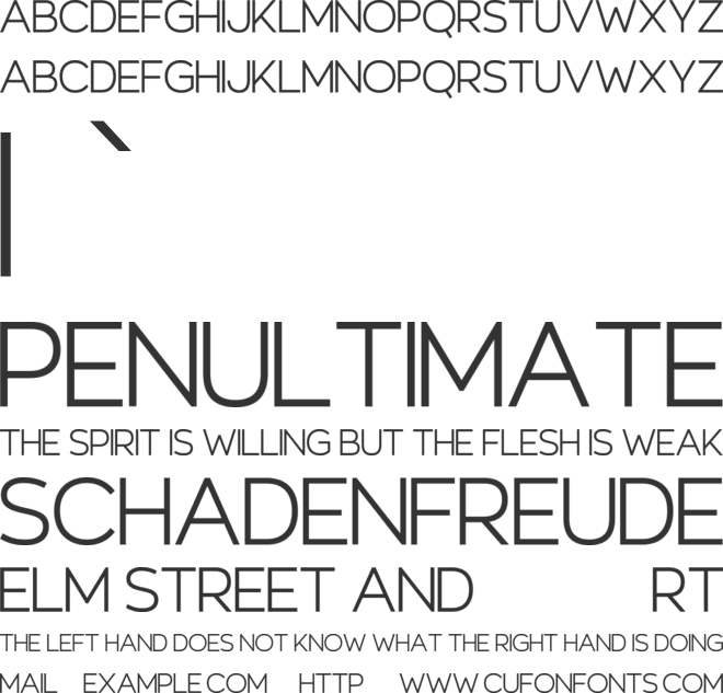 Helenore font preview