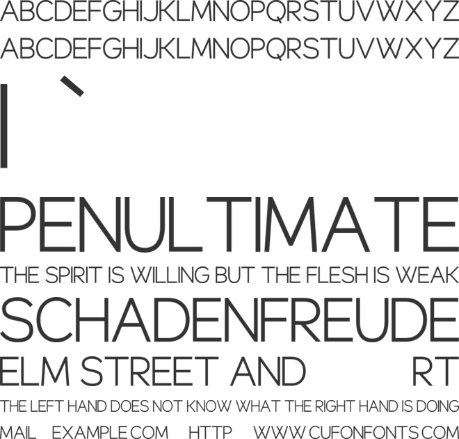 Phoebie font preview