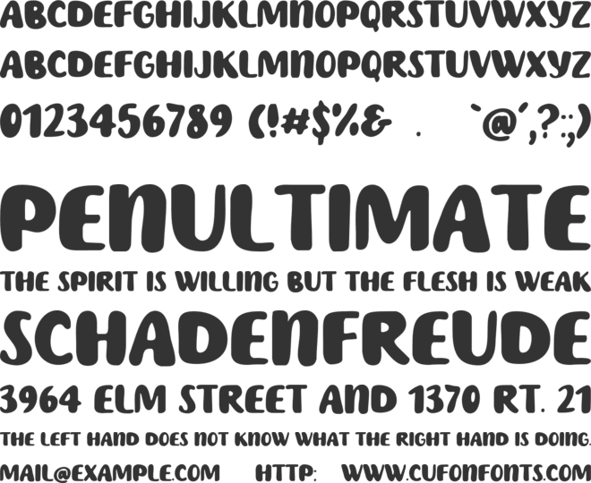 Smile Day font preview