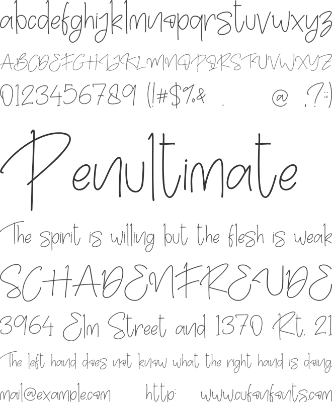 Rollanisa font preview