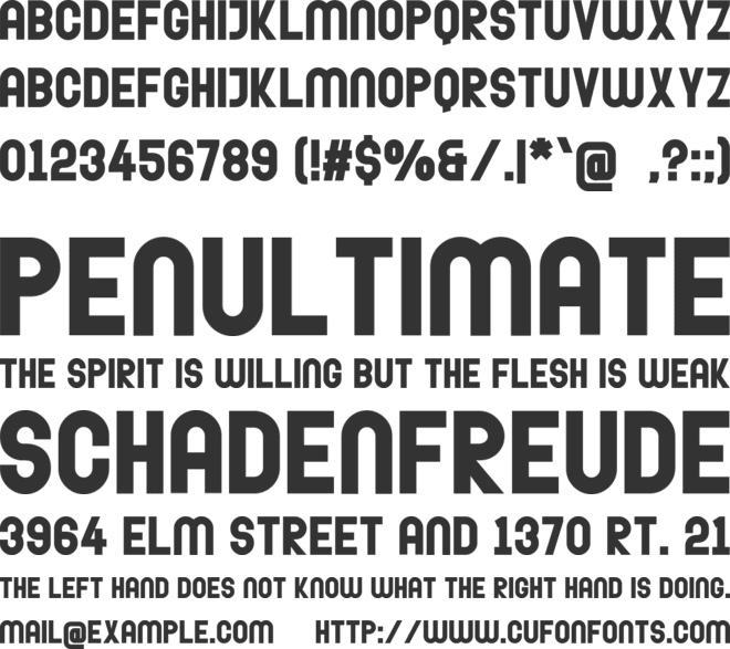 Dexoljack font preview