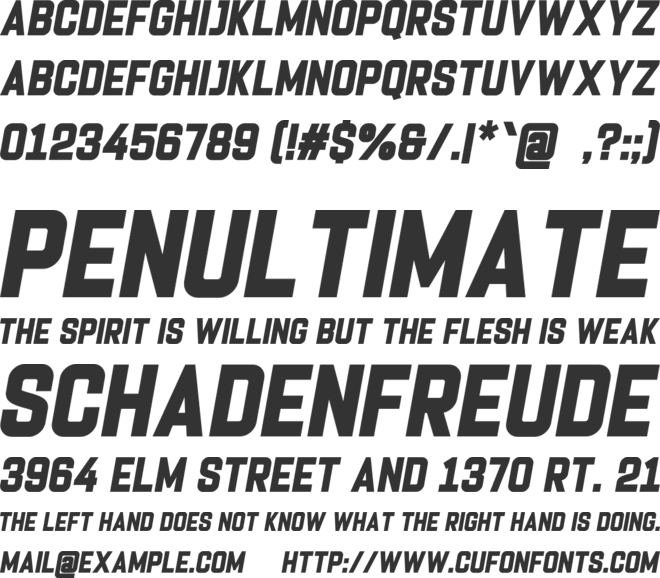 Brotesque font preview