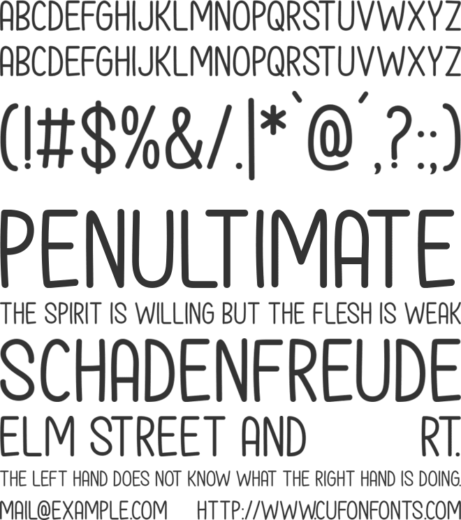 Cool Mind font preview