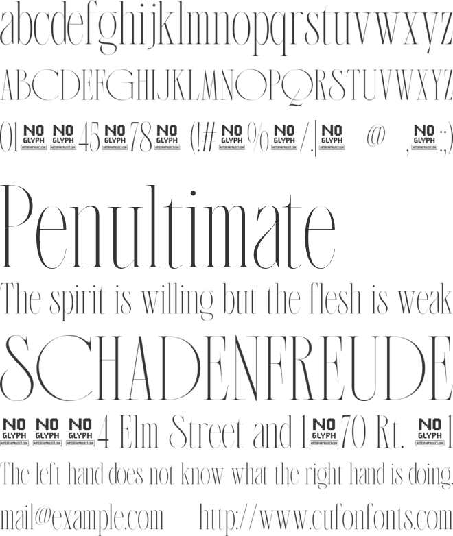 Vagesha Rolenda font preview