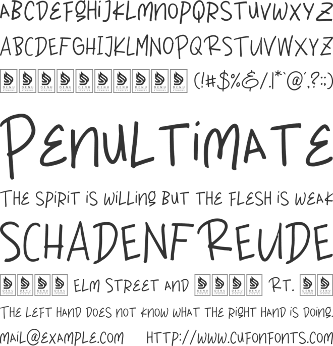 ByHomie font preview