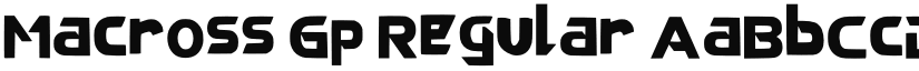 Macross Gp font download