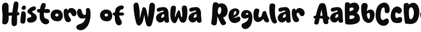 History of Wawa font download