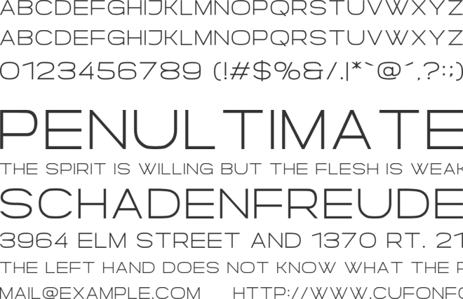 Borndia font preview