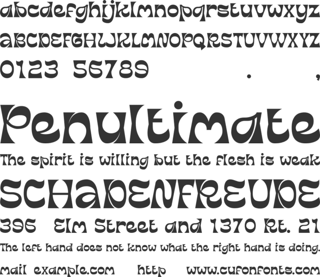 Mathilda font preview