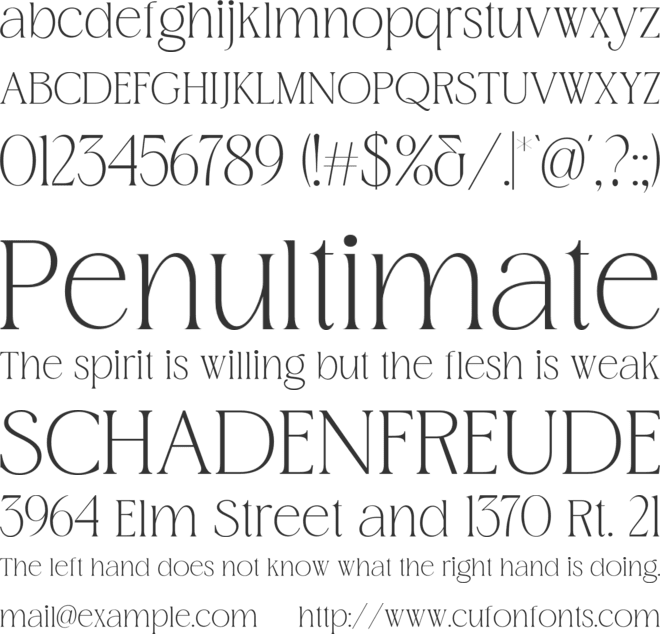 magive font preview