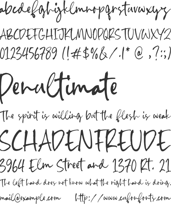 Magnoline Boutique font preview