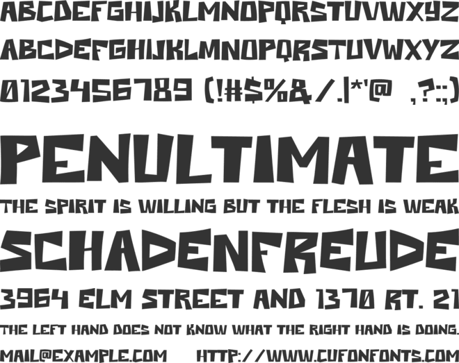 SMESH font preview