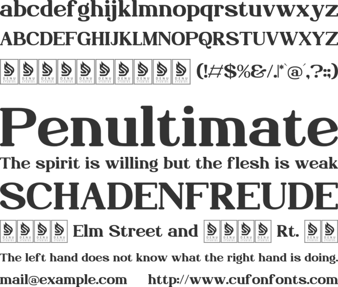 Szysa Jasteri font preview