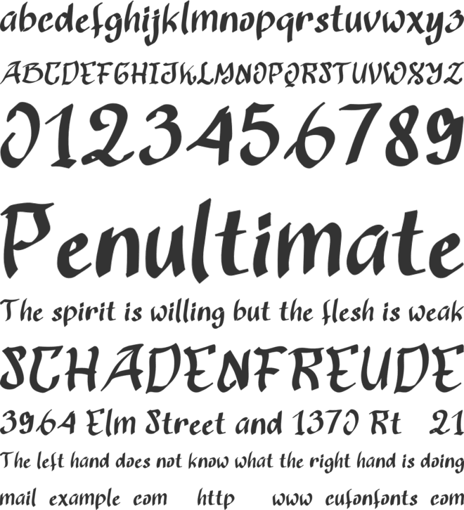 Janytha Valentine font preview