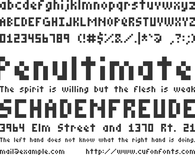 Vaticanus font preview